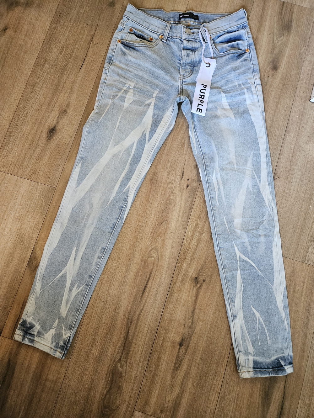 Purple Brand Light Wash Denim Jeans Size 28